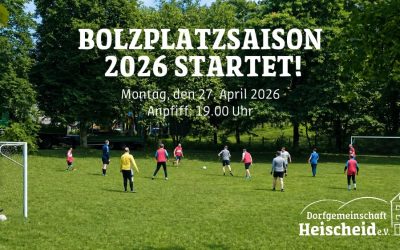 Runter von der Couch, ab auf den Rasen! Die Bolzplatzsaison 2026 startet!